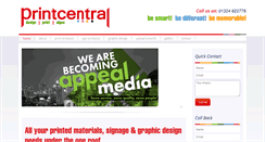 Desktop Screenshot of print-central.net